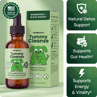 Medipooch Tummy Cleanse - Herbal Gut Cleanse for Dogs